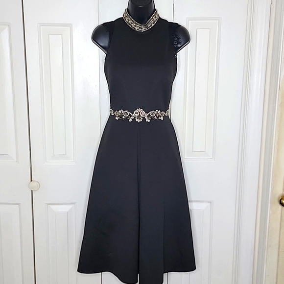 Alyce Paris Homecoming/ Cocktail Dress Size Small Black with Beading